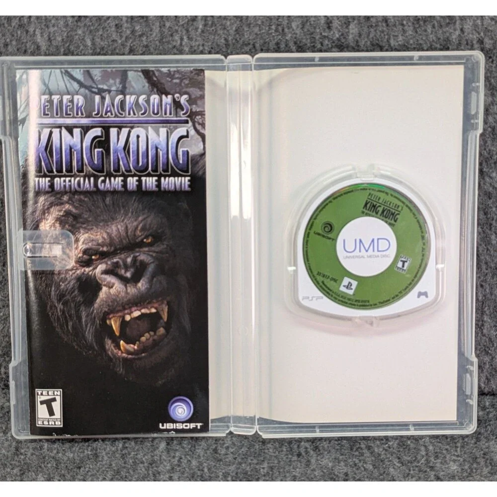Peter Jackson's King Kong PSP Complete w/ Case Manual Ubisoft VGC 2006